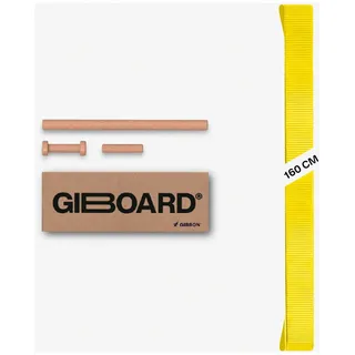 Gibbon Slacklines Gibbon Giboard Webbing/Gurtband,160 cm, gelb