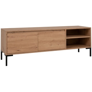 MID.YOU Tv-Element, Eiche Artisan 150x49x40 cm Wohnzimmer, TV Möbel, TV-Elemente