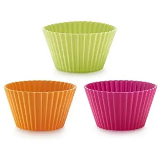Lékué Classic Muffinformen, 7 cm, 6 Stück, mehrfarbig (0240100SURM033)
