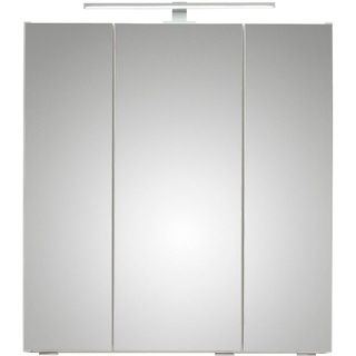 Spiegelschrank PELIPAL "Quickset 857" Schränke Gr. B/H/T: 65 cm x 70 cm x 16 cm, 3 St., weiß Spiegelschränke Badmöbel, Breite 65 cm