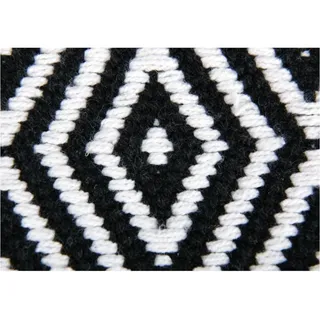Pro Home Diamond Teppichläufer 50 x 80 cm Schwarz/Weiß