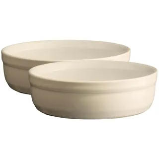 Emile Henry Crème Brûlée Ramekin Dish Lehm 2-tlg.