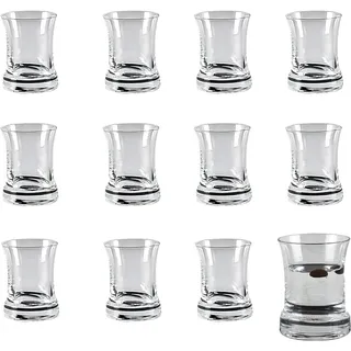 Sauerland GLAS 12er Set Schnapsglas Timo 4cl