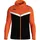 Trainingsjacke mit Kapuze Kinder 807 schwarz/neonorange 140