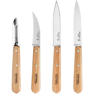 Opinel Messer Opinel Küchenmesser-Set, 4-teilig, Geschenkebox, Mehrfarbig, M, 1010300810