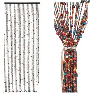Famanu Türvorhang Makramee - 90x200cm - Beige - Beige