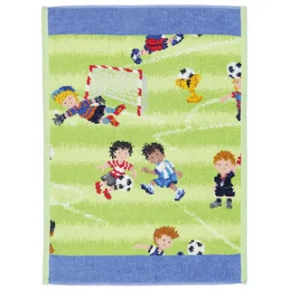 Feiler Handtücher Soccer blau, Handtuch 37x50 cm
