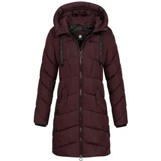 NEW VIEW Damen Winterjacke Steppmantel L60314FC00 Bordeaux XXL - XXL