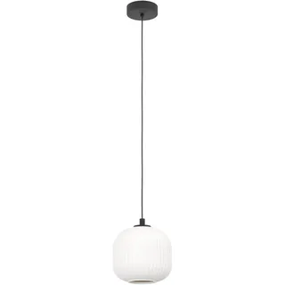 EGLO Mantunalle 1-flg. 20 cm rund schwarz/weiß