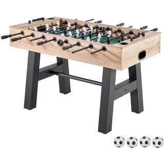 Vevor Tischfußballtisch in Standardgröße (1400 x 726 x 864 mm), Indoor-Kickertisch für Zuhause, Familie und Spielzimmer, langlebiges Set, inkl. 4 Bällen & Punktezähler & 2 Getränkehaltern