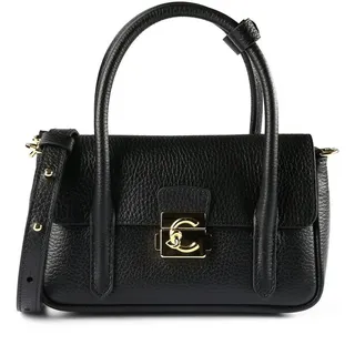 Coccinelle C-Me Lock Henkeltasche Leder Black