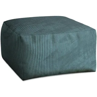 DreamRoots Sitzsack, Blau, Blaugrau, 70x40x70 cm, Oeko-Tex® Standard 100, Wohnzimmer, Hocker, Poufs