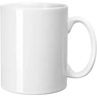 SHOWFULL 650ml Große tasse, glatte Keramik- Kaffeetassen, große Kapazität und Griff, für Büro, Zuhause, Weiß