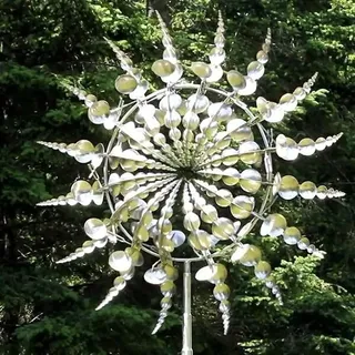 Gabrielle Magische Metall-windmühlen, Einzigartige 3d-windspiele, Windmühlen Und Windspiele Für Garten Und Terrasse, Windfänger Aus Metall Zur Dekoration Des Außenbereichs