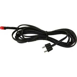 Krippenzubehör Kabel mit Stecker und Lampe rot 4,5 V 50 cm Kunststoff