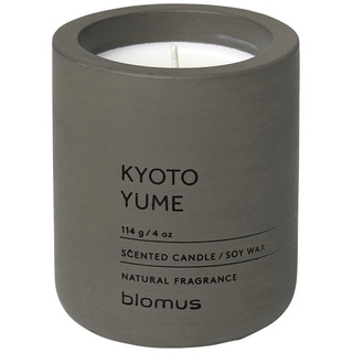 blomus Duftkerze FRAGA Duftkerze Kyoto Yume, Duft Kerze, Candle, Beton, tarmac, 8 cm, (kein-set) schwarz