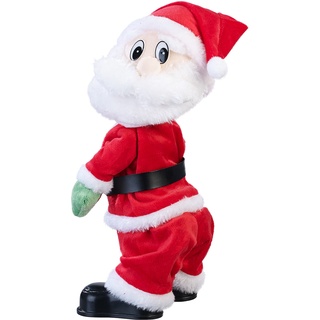 Singender und twerkender Weihnachtsmann, 30 cm