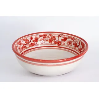 Ceramiche Azzaro & Romano Caltagirone - Salatschüssel aus Keramik von Caltagirone, authentische sizilianische Keramik zum Servieren mit Stil und Tradition