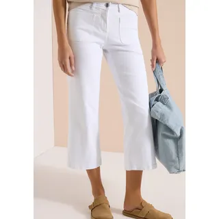 Cecil Neele Loose-fit 3/4-Jeans Weiß 28