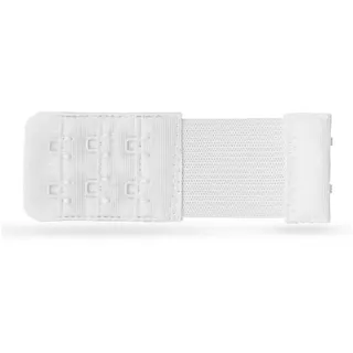 Pro Home BH-Verlängerung Elastischer Bra Extender - 9,5cm x 2,5 bis 5,5cm (3 St), flexible Erweiterung für BH's - BH-Verlängerer - Verlängerung weiß 9,5cm x 3,2cm