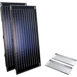 Bosch 4,7m2 Junkers Bosch Solaranlage SO540, FKC-2S, Flachdach mit Beschwerungswannen