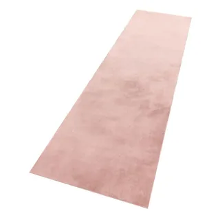 TT Home Hochflorteppich 80 x 300 cm Pink