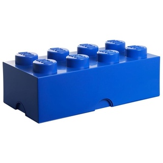 LEGO Aufbewahrungsbox Spielzeugkiste Box 8er, 50x25x18 cm, stapelbar, Farbe:blau