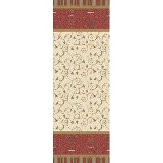 Bassetti Tischdecke Tischlaeufer Twill OPLONTIS, RB Rot