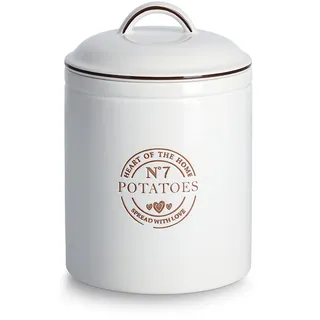 Zeller Vorratsdose Potatoes weiß 17,5 x 24,5 cm 2,9 l