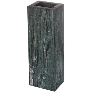 Grüne Marmor Vase, Serie Blumenvase, Deko, Wohnaccessoire, Naturstein, sehr massiv Marmor Unikat, Maße L/B/H: 8/10/28 cm Gewicht: ca. 5 kg