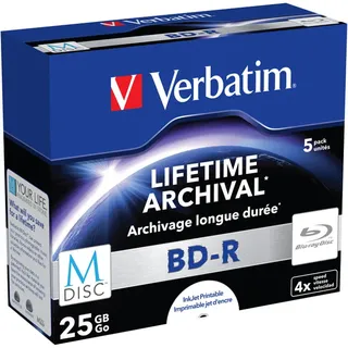 Verbatim M-Disc BD-R 25GB 4x 25 GB 5 Stück(e)