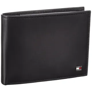 Tommy Hilfiger ETON CC FLAP AND COIN POCKET BM56918974, Herren Geldbörsen, Schwarz (BLACK 990), 14x10x3 cm (B x H x T) - 14x10x3 cm (B x H x T)