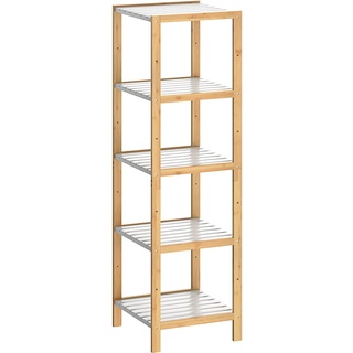 Casaria Standregal Bad Badregal Holz Bambus 5 Etagen