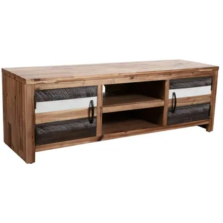 vidaXL TV-Schrank Massivholz Akazie 120x35x40 cm