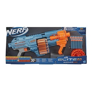 Hasbro Blaster Nerf Elite 2.0 Shockwave RD-15 blau, orange
