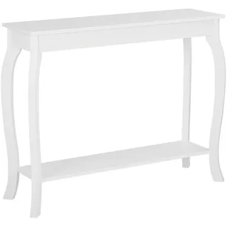 Beliani Hartford Konsolentisch 120x40x75 weiß