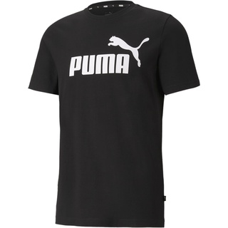 PUMA Herren Ess logo te T shirt, Puma Black, L EU
