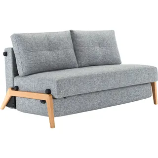 Innovation Living Schlafsofa Polyester 2-Sitzer Grau
