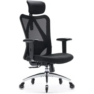 SIHOO Ergonomischer Schreibtischstuhl Schwarz