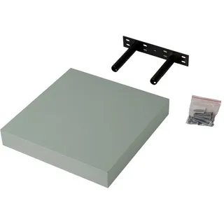 Velano - Bücherregal Wand - Wandregal 23x23,5 cm - Regal Wand - Schweberegal - Hängeregal - Regalbrett - Grün - Küchenregal - Bücherregal Kinder - Deko Wohnzimmer - Gewürzregal