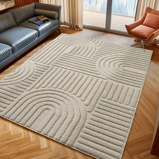 Ayyildiz ART 1121 Hochflorteppich 280 x 370 cm Beige