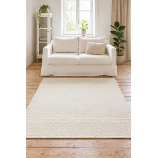 Wohnando Teppich MY-RUG Teppich Boho Circles, aus Jute & Baumwolle 120x120 cm,bunt, quadratisch, Höhe: 0 mm, handgewebt, Natürliches Material, Boho-Stil, wendbar quadratisch | 120 cm x 120 cm x 0 mm