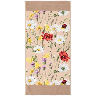 Feiler Handtücher Daisy Field Handtuch 50x100 cm | safari - beige