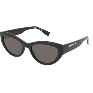 Lacoste L6013S Unisex-Sonnenbrille Vollrand Butterfly Kunststoff-Gestell, schwarz