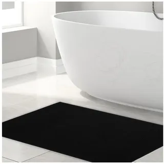 hammetex Badematte Schwarz 51 x 86 cm