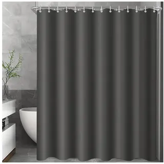 luxuskollektion Duschvorhang 200 x 220 cm Dunkelgrau