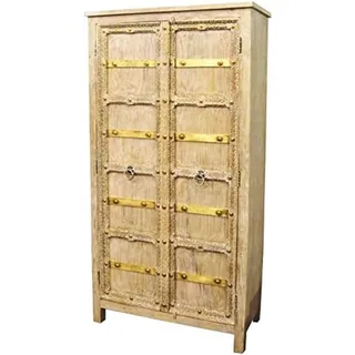 Marrakesch Orient & Mediterran Interior Dielenschrank Bilel 98 cm Weiß