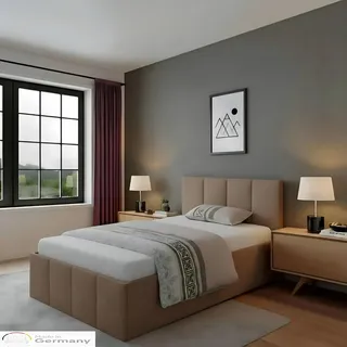 Halmon Schlafkomfort Betten Dalas Sahara 100 x 200 cm H2 Beige