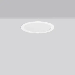 RZB Toledo Flat+LED 1 rund/grau/Aluminium