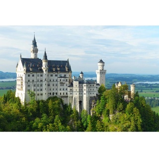 Klassische Puzzles, Schloss Neuschwanstein Bayern, European Scenic Series Puzzle Spielzeug, 500/1000/1500/2000/3000/4000/5000/6000 Pieces 0711 (Color : B, Size : 1500 Pieces)
